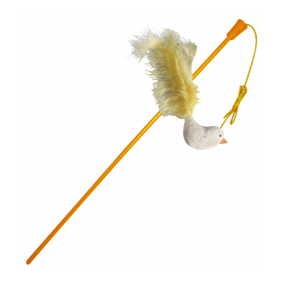 Spot® Flicker Fun Feather Bird Wand 15" Assorted - Shop Peluche