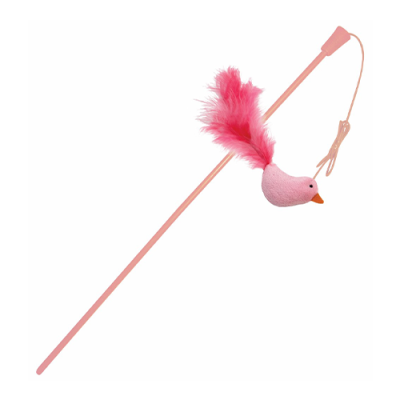 Spot® Flicker Fun Feather Bird Wand 15" Assorted - Shop Peluche