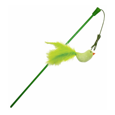 Spot® Flicker Fun Feather Bird Wand 15" Assorted - Shop Peluche