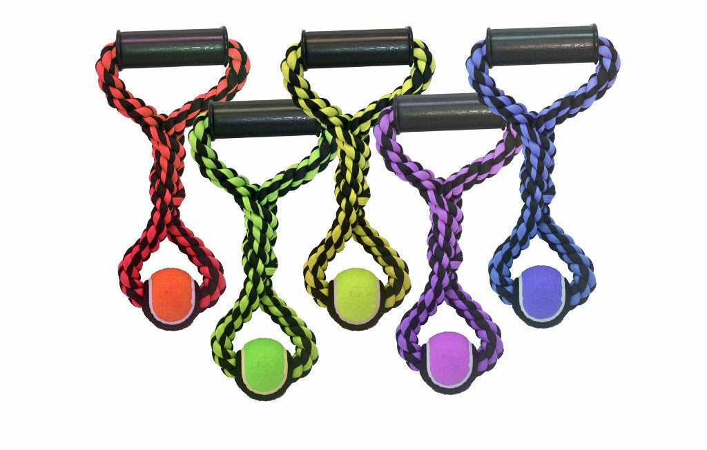 Multipet™ Nuts for Knots™ Rope Tug With Ball Assorted Colors