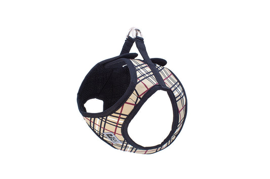 RCPETS Step In Cirque Harness - Tan Tartan