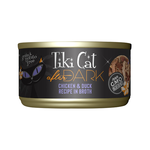 Tiki Cat® After Dark™ Chicken & Duck Recipe in Broth Wet Cat Food 2.8 oz Tiki Cat