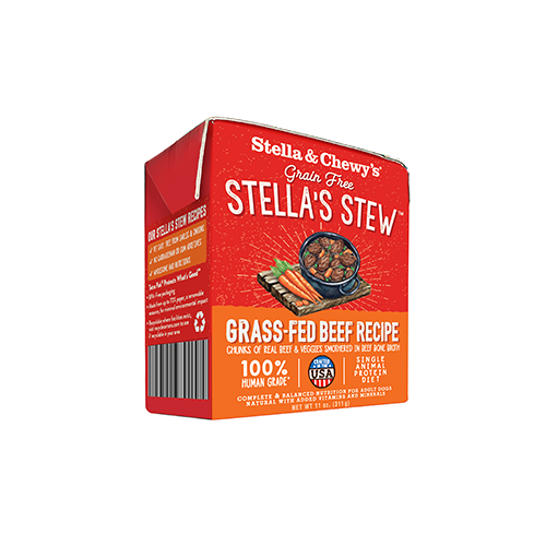 STELLA & CHEWY'S® Stella's Stews Grass-Fed Beef Recipe Wet Dog Food 11 oz STELLA & CHEWY'S®