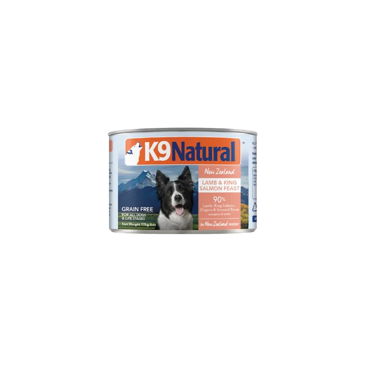 K9 NATURAL™ NEW ZEALAND LAMB & KING SALMON FEAST IN NEW ZEALAND WATER GRAIN FREE WET DOG FOOD 6oz