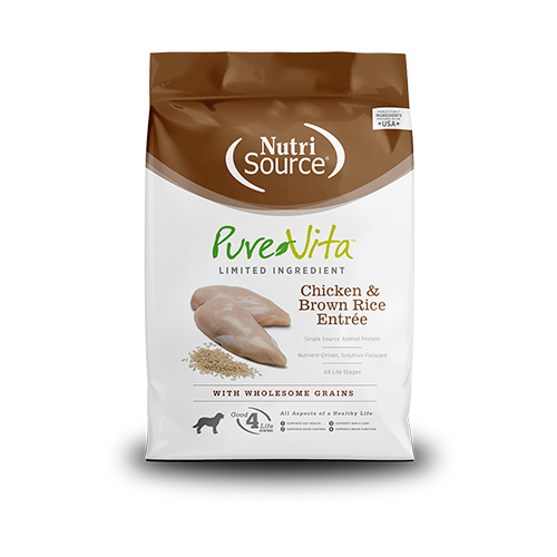 NutriSource® PureVita™ Limited Ingredient Chicken & Brown Rice Entrée Dry Dog Food NutriSource PureVita
