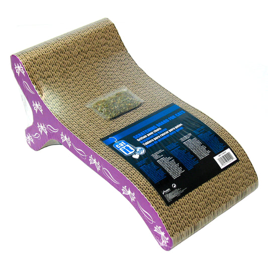 Catit Patterned Cat Scratcher with Catnip - Butterfly - Chaise - Shop Peluche