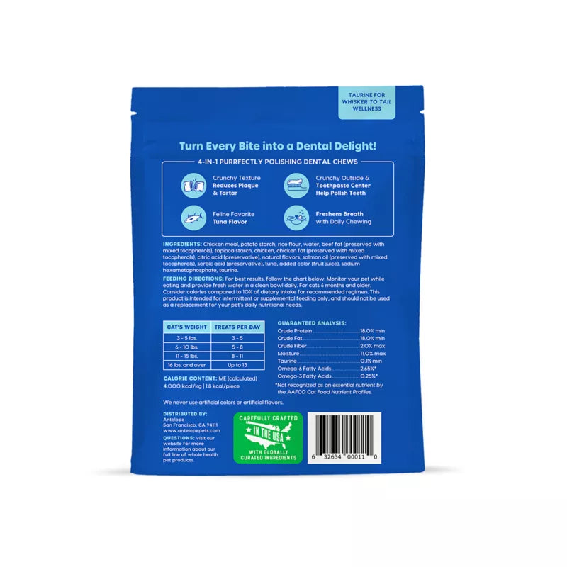 ARK NATURALS® Kiss Me-ow™ Strengthening Dental Chews Cat Treat 3oz ARK NATURALS®