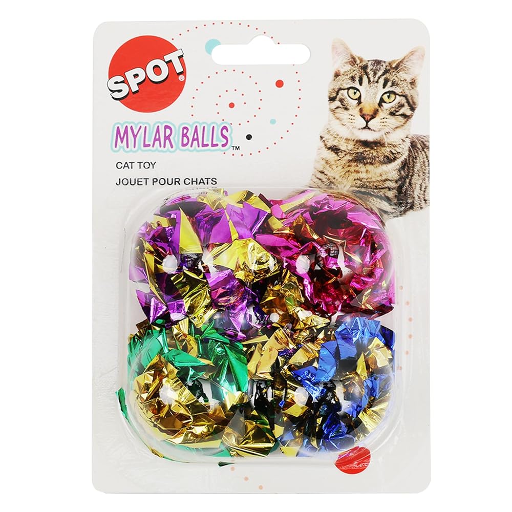 Spot® Mymar Balls Cat Toy (4 Pack) - Shop Peluche