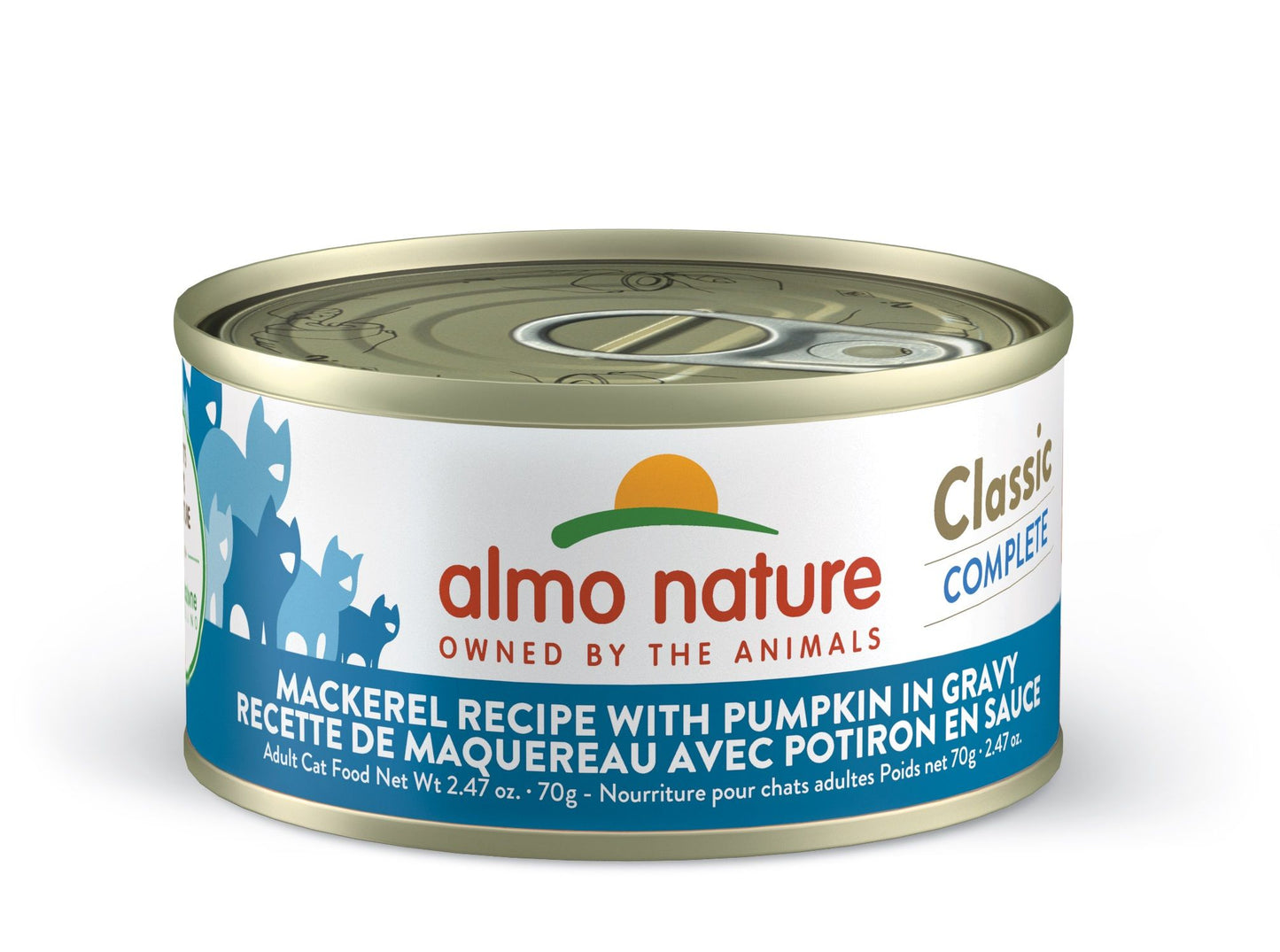 Almo Classic Complete Cat - Mackerel Recipe With Pumpkin In Gravy 2.5 oz ALMO NATURE