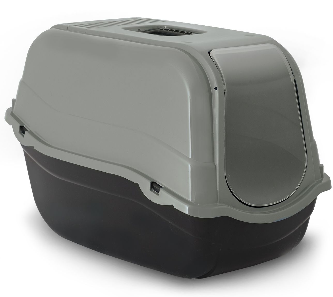 Bergamo Roméo Eco Litter Box With Top - Green 57x39x41cm - Shop Peluche