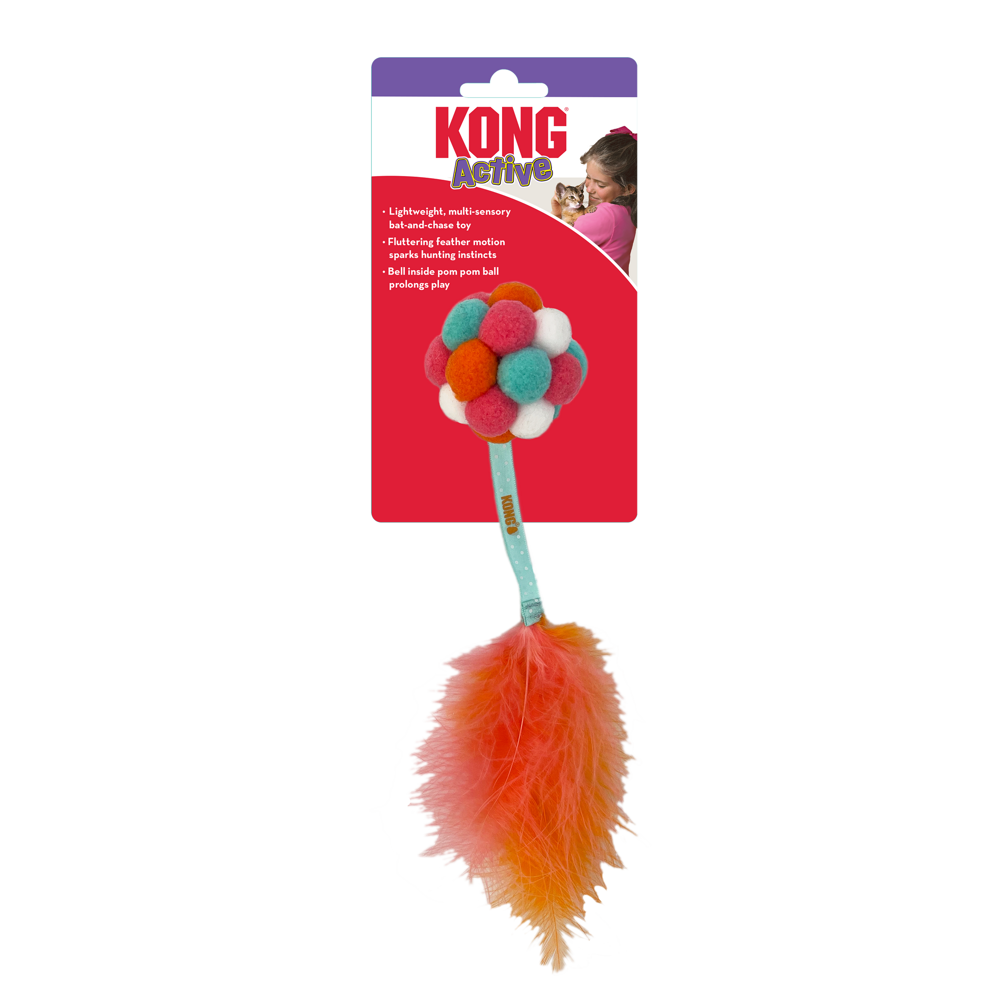 Kong® Cat Active Bubble Ball Assorted Cat Toy - Shop Peluche