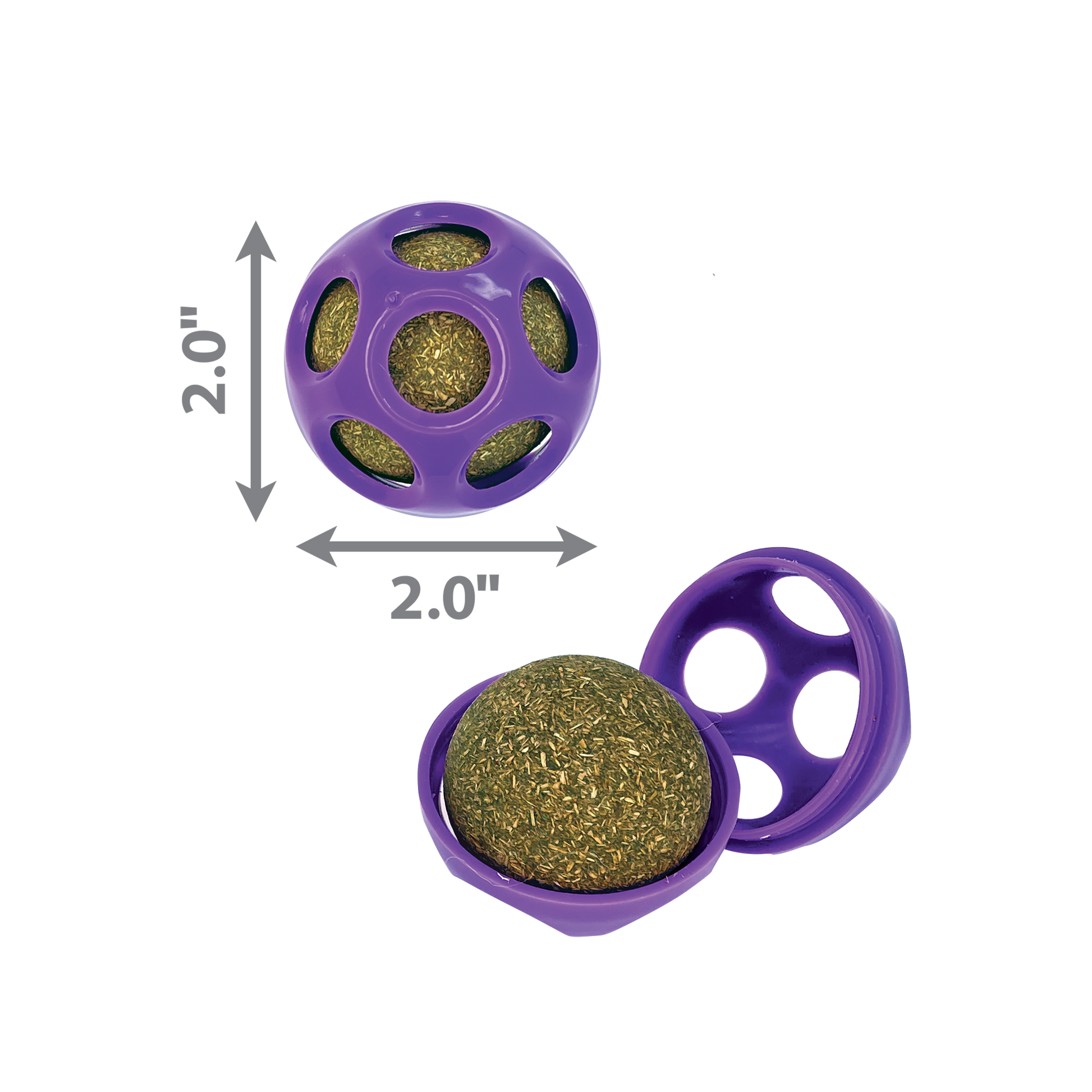 Kong® Blissy™ Moon Ball with Catnip Cat Toy - Shop Peluche