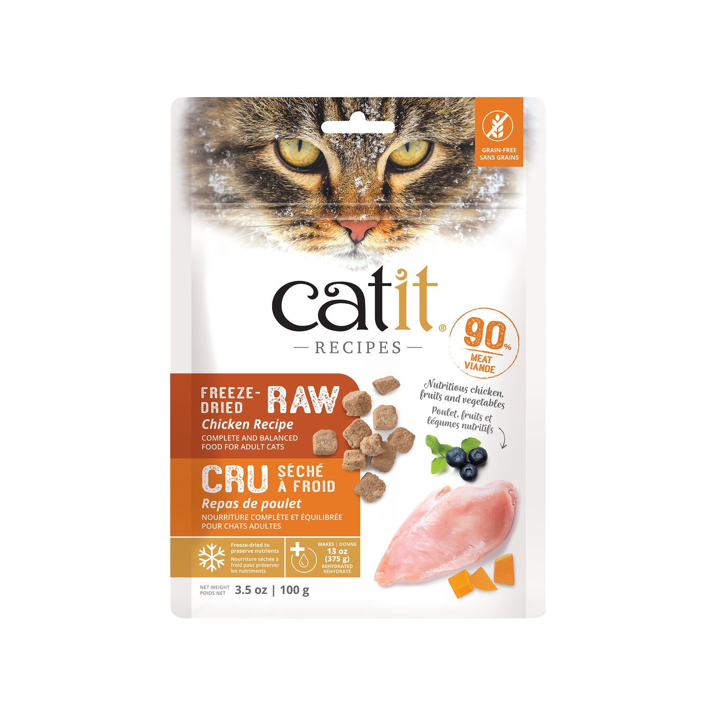 Catit Recipes Freeze-Dried Raw - Chicken - 100 g