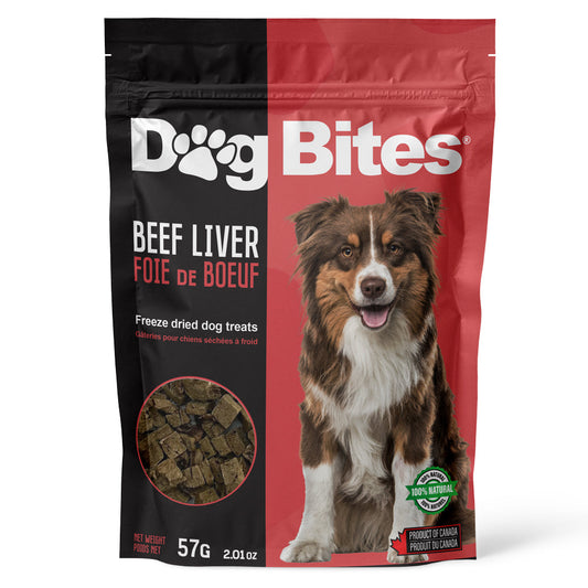 Dog Bites® Freeze Dried Beef Liver Dog Treat 120 gm Dog Bites®