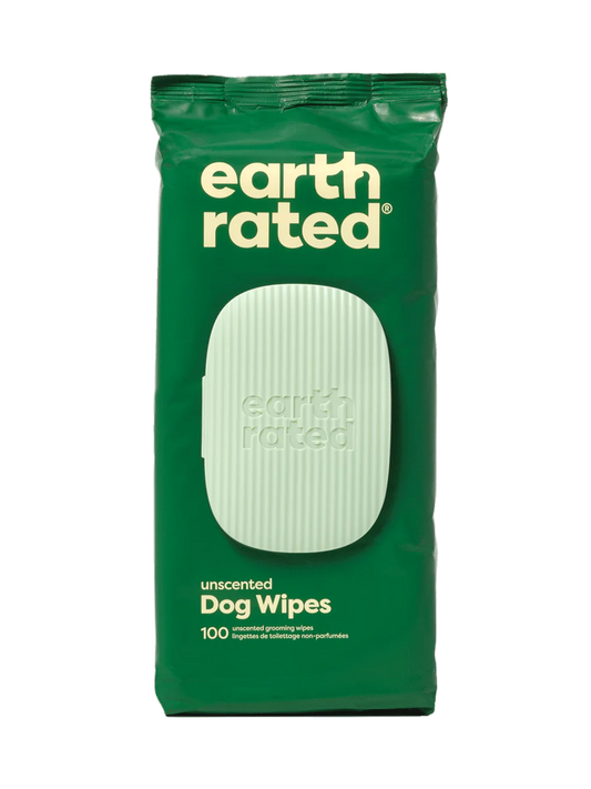 Earth Rated® Certified Compostable Grooming Wipes Unscented (100 ct) Earth Rated®