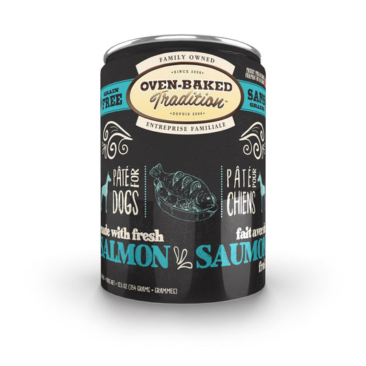 Oven-Baked Tradition Canned Dog Food, Salmon Pâté 12.5oz Oven-Baked Tradition