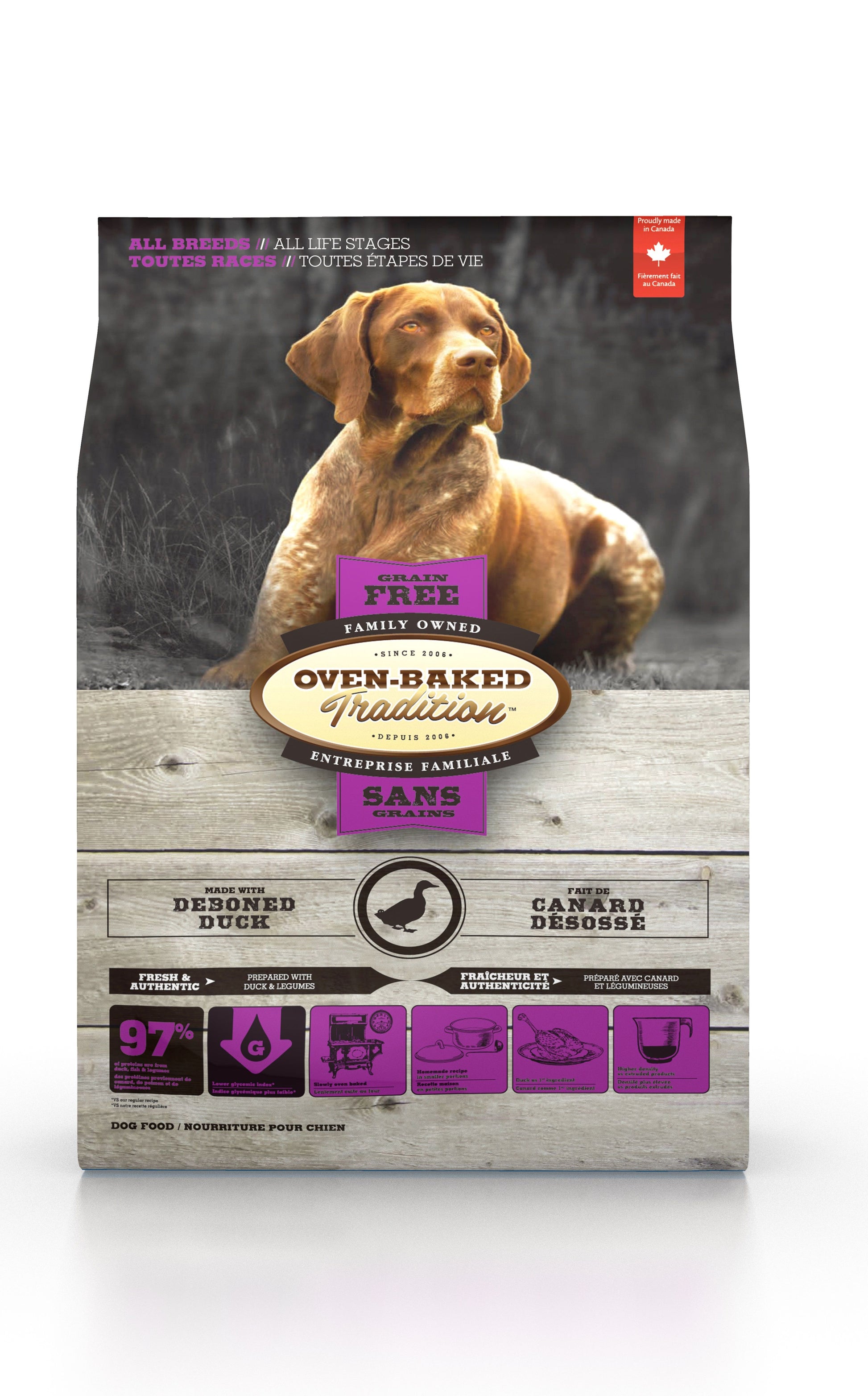 Oven-Baked Tradition Duck Grain-Free Dog Food Oven-Baked Tradition