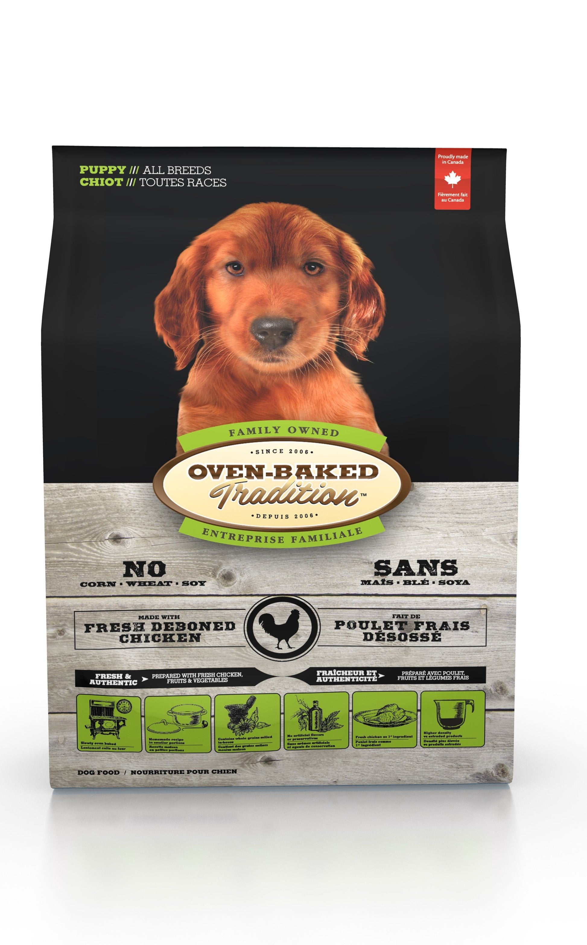 Oven-Baked Tradition Puppy Chicken Dry Dog Food Oven-Baked Tradition