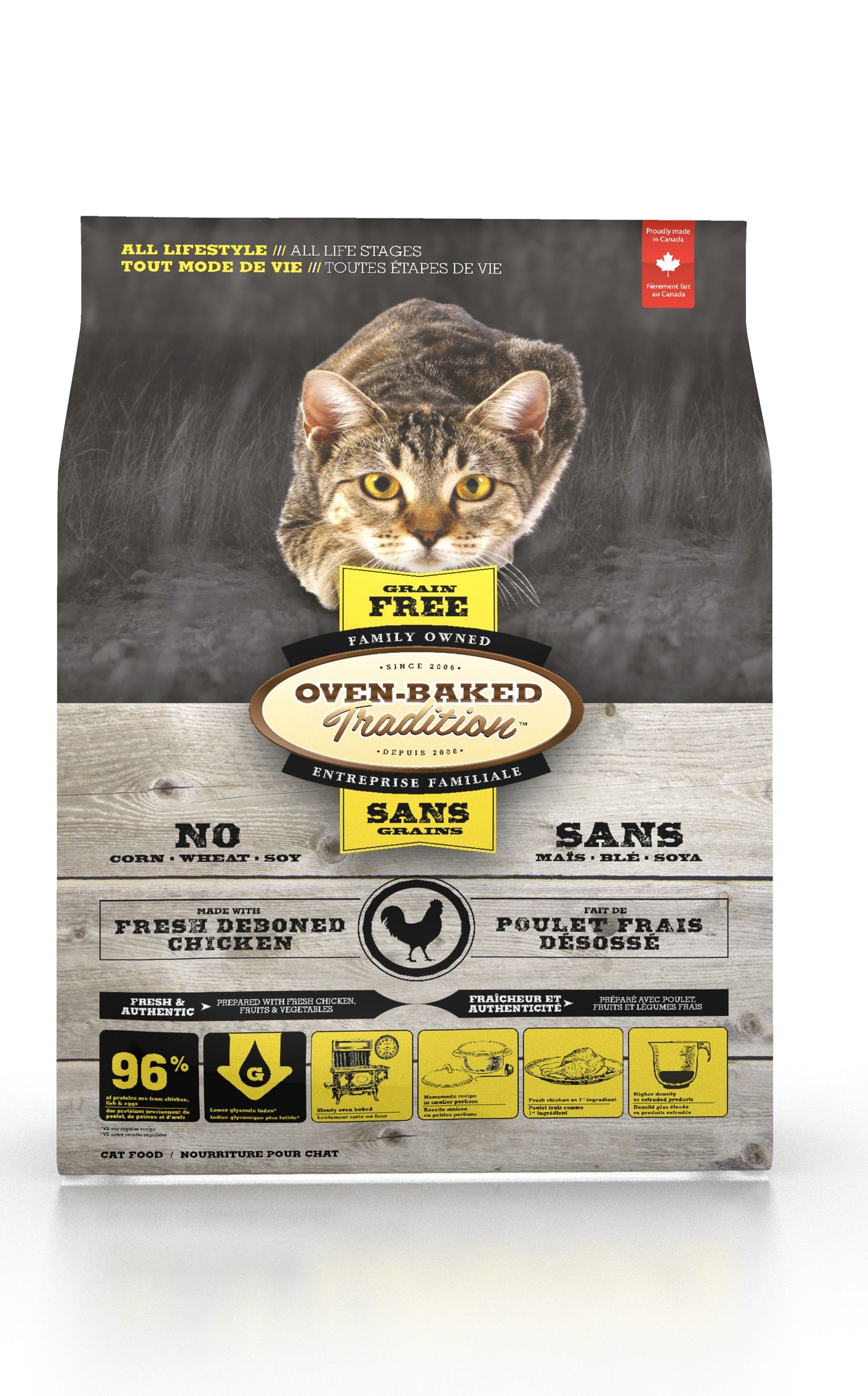 Oven-Baked Tradition Chicken Grain-Free Cat Dry Cat Food Oven-Baked Tradition