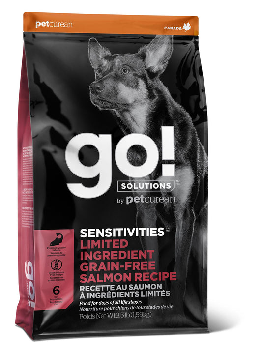 Petcurean Go! Sensitivities Lid Grain Free Salmon Recipe For Dog Go! Solutions