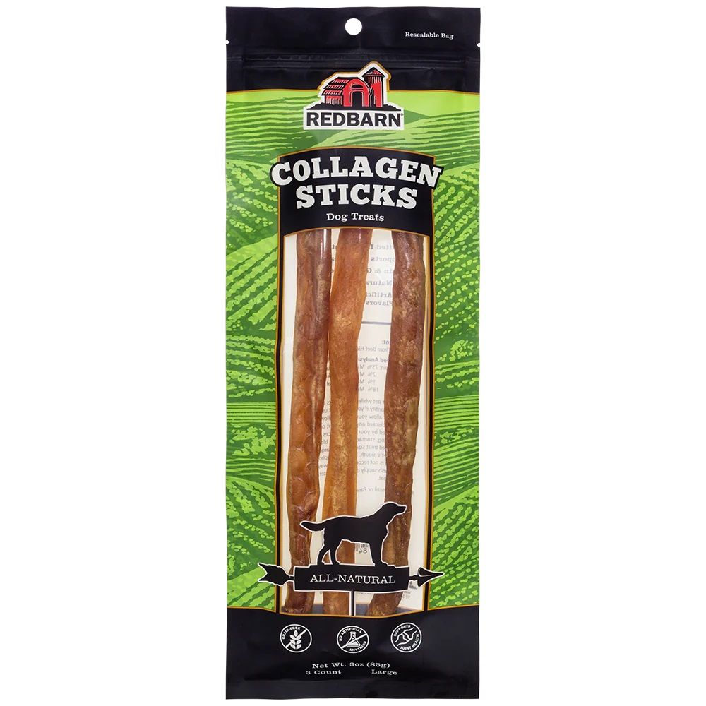 Redbarn Collagen Stick 12" Large - Bags Of 3 Units - Shop Peluche