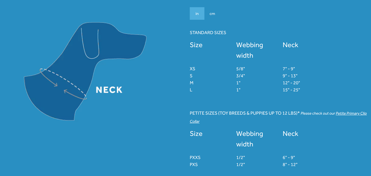 Collier pour chien RCPETS Primary Clip - Noir