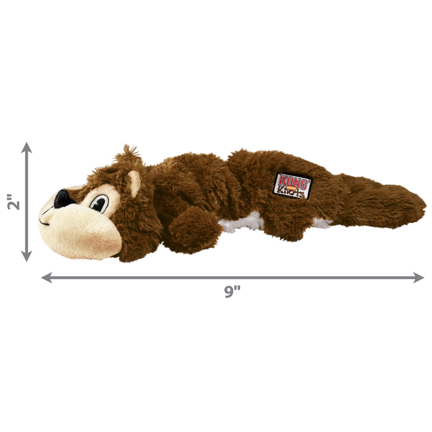 Kong® Scrunch Knots Squirrel Small/Medium Dog Toy
