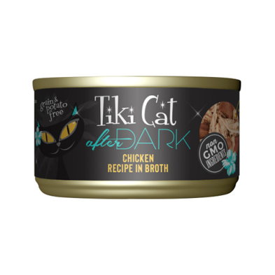 Tiki Cat® After Dark™ Chicken Recipe in Broth Wet Cat Food 2.8 oz Tiki Cat
