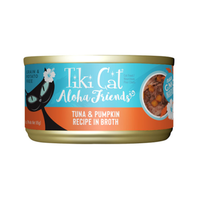 Tiki Cat® Aloha Friends™ Tuna & Pumpkin Recipe in Broth Wet Cat Food 3 oz Tiki Cat