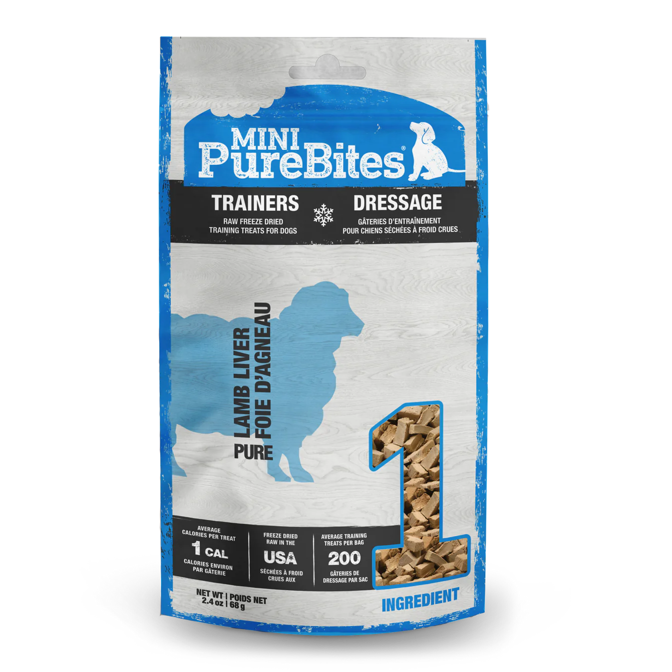 Mini-PureBites® Trainers Foie d'agneau 68 g