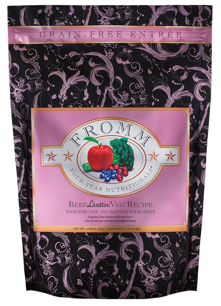 Fromm® Four Star Nutritionals® Beef Liváttini Veg Recipe Dry Cat Food 10 lb - Shop Peluche