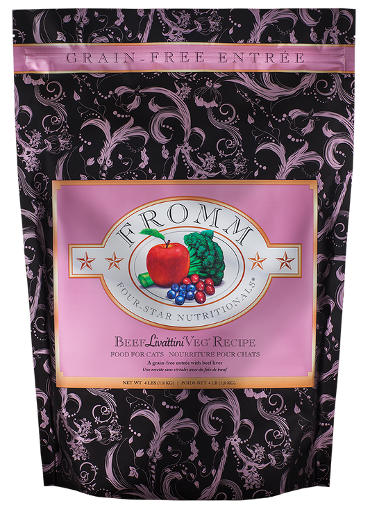 Fromm® Four Star Nutritionals® Beef Liváttini Veg Recipe Dry Cat Food 10 lb - Shop Peluche