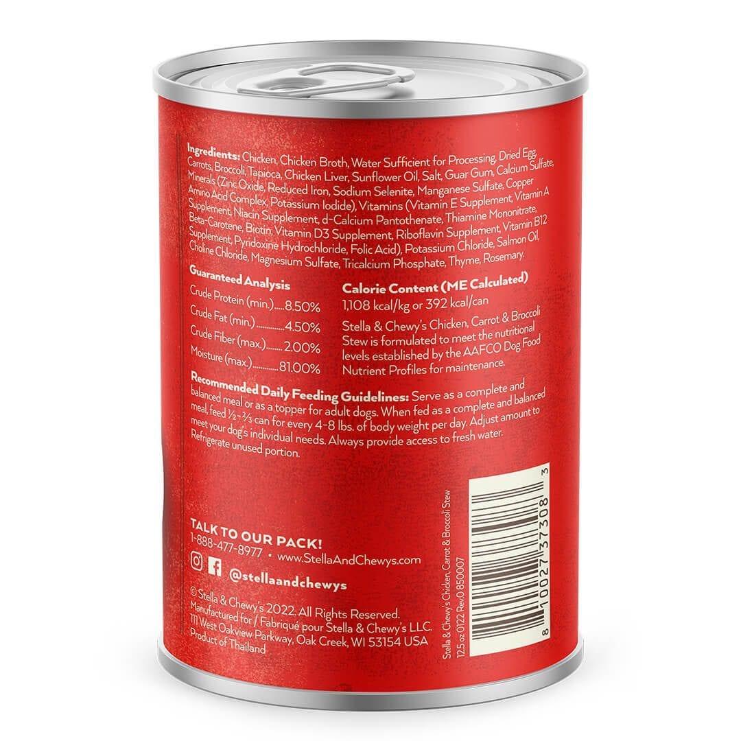 STELLA & CHEWY'S® GOURMET STAG - RAGOUT DE CAROTTES ET DE BROCOLIS 12,5 oz