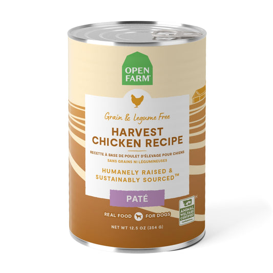 OPEN FARM® Grain Free Harvest Chicken Recipe Wet Dog Food 12.5 oz Open Farm