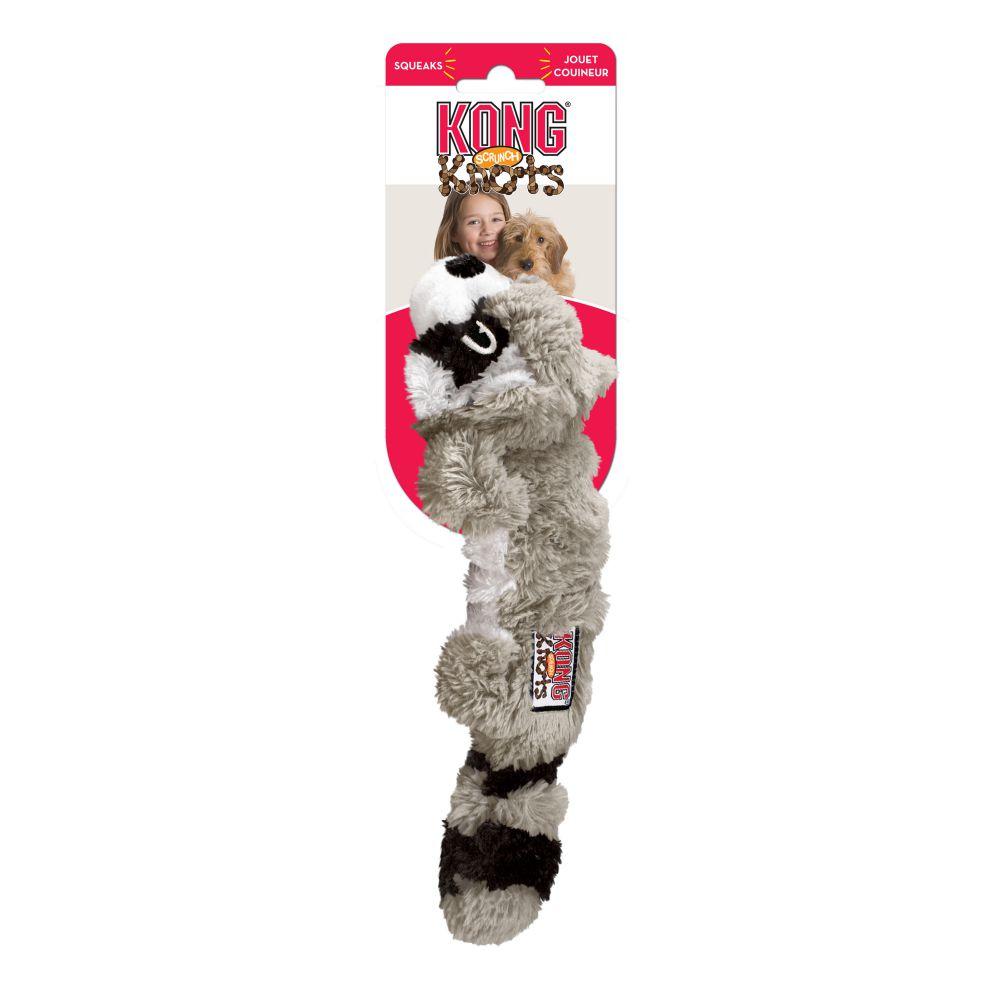 Kong® Scrunch Knots Raccoon Medium/Large Dog Toy - Shop Peluche