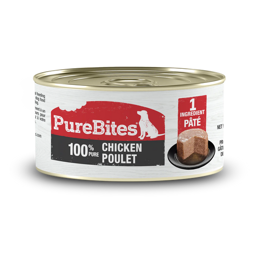 PureBites® Pates 100% Pure Chicken Wet Dog Food 2.5 oz PureBites®