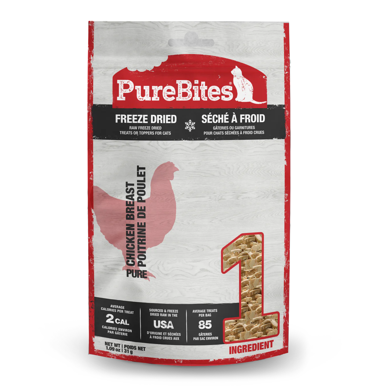 PureBites® Chicken Breast Freeze-Dried Cat Treat 31 gm