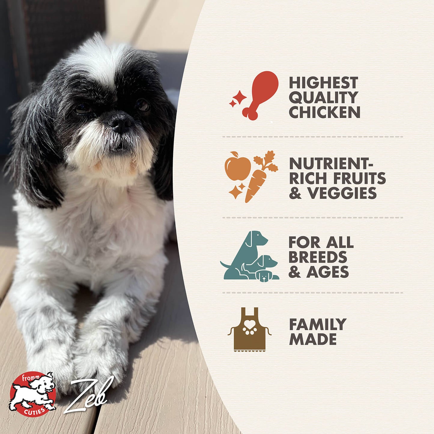 Fromm® Four Star Nutritionals® Chicken À La Veg Recipe Dry Dog Food - Shop Peluche