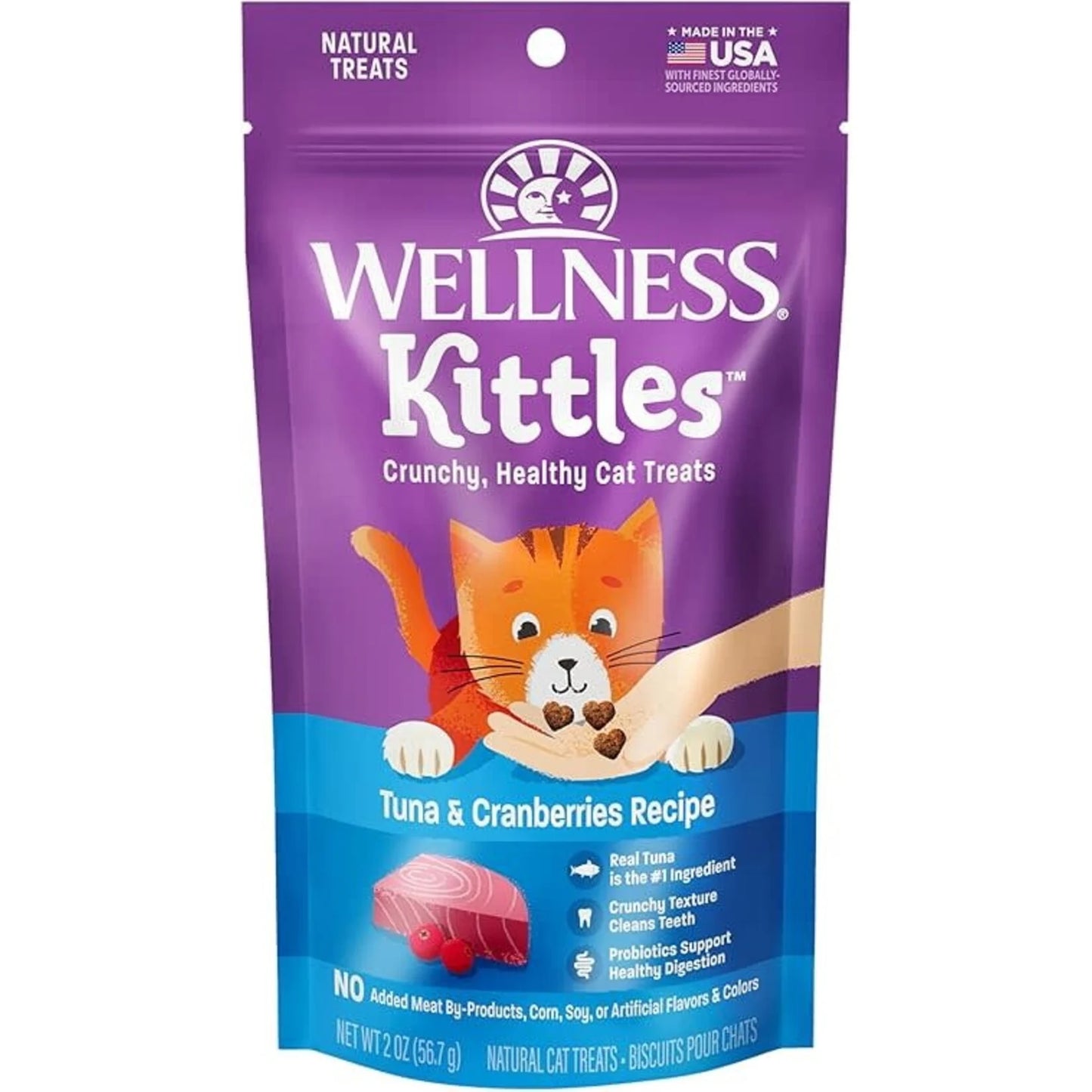Wellness® Kittles™ Grain Free Tuna & Cranberries Recipe Cat Treat 6 oz