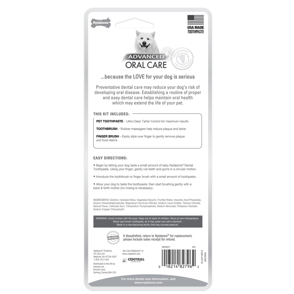Nylabone® Advanced Oral Care Dog Dental Kit