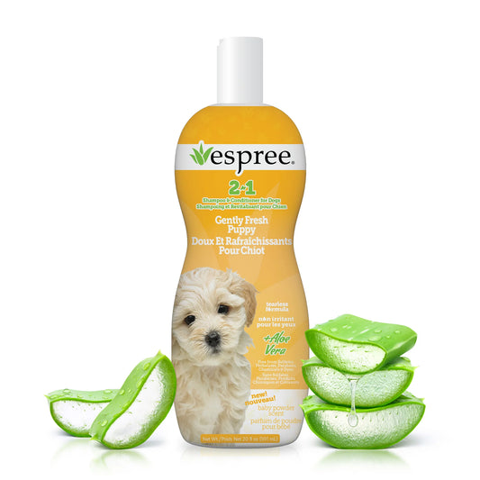 Shampooing et revitalisant 2 en 1 Espree® Gently Fresh Puppy pour chiens 20 oz