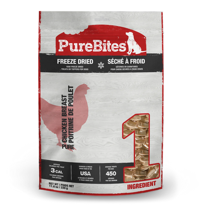 Friandise lyophilisée pour chien à base de poitrine de poulet PureBites®