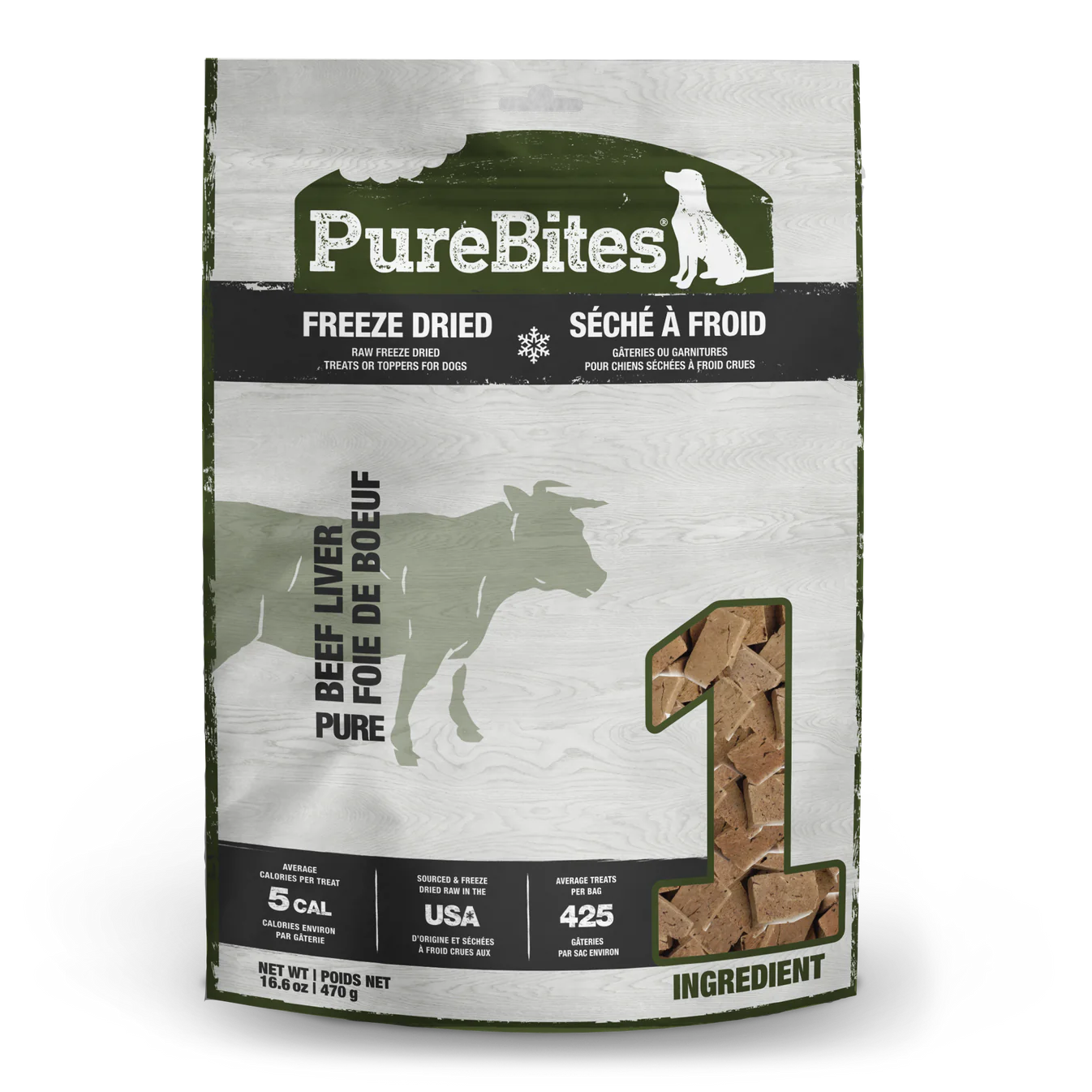 Friandises lyophilisées au bœuf PureBites® pour chiens