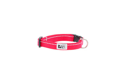 RCPETS PINK dog collar with a brand logo on a white background