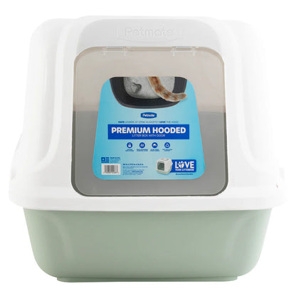 BAC À LITIÈRE À CAPOT DE QUALITÉ SUPÉRIEURE PETMATE® AVEC GRANDE PORTE
