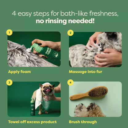 EARTH RATED® WHITE TEA & BASIL NO-RINSE DOG SHAMPOO 7OZ
