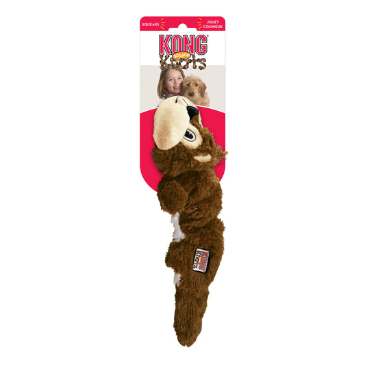 Kong® Scrunch Knots Squirrel Small/Medium Dog Toy