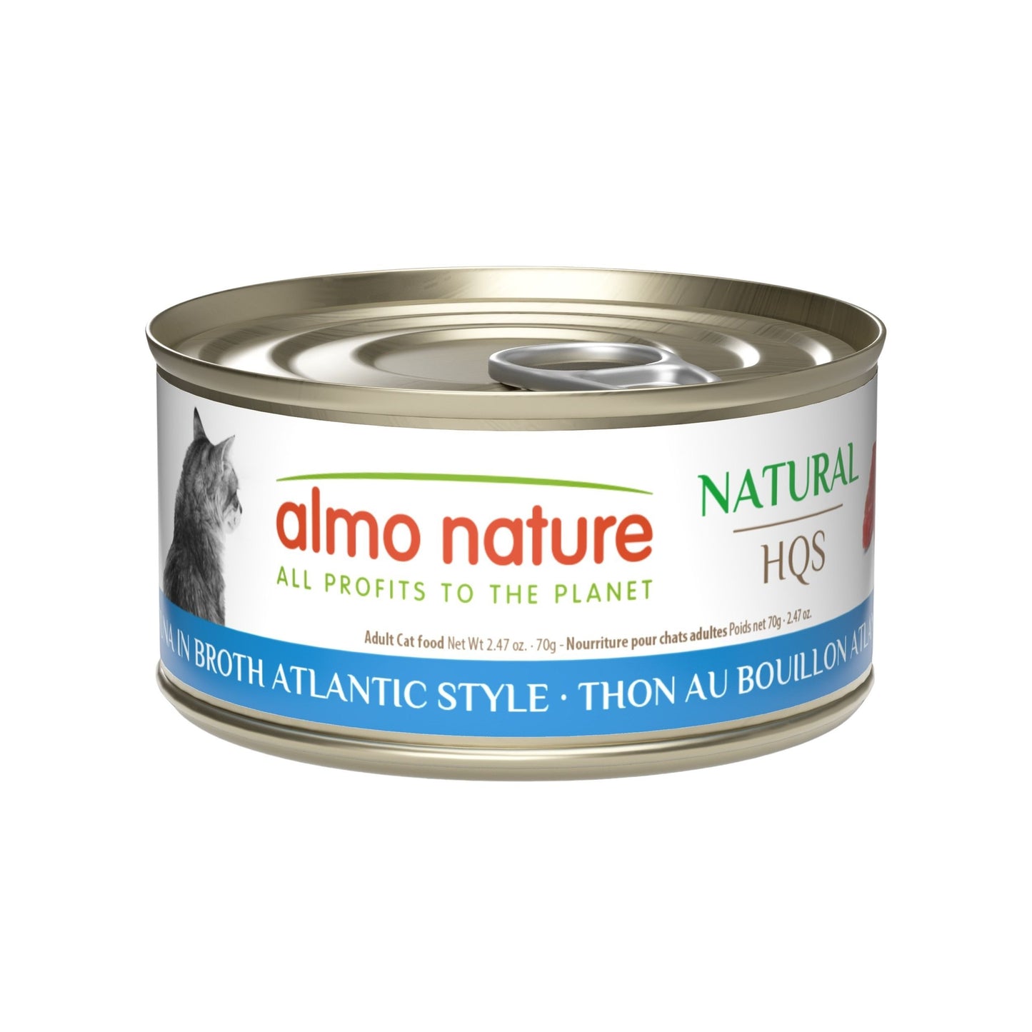 Almo Nature Hqs Natural Cat - Atlantic Tuna In Broth 2.5oz