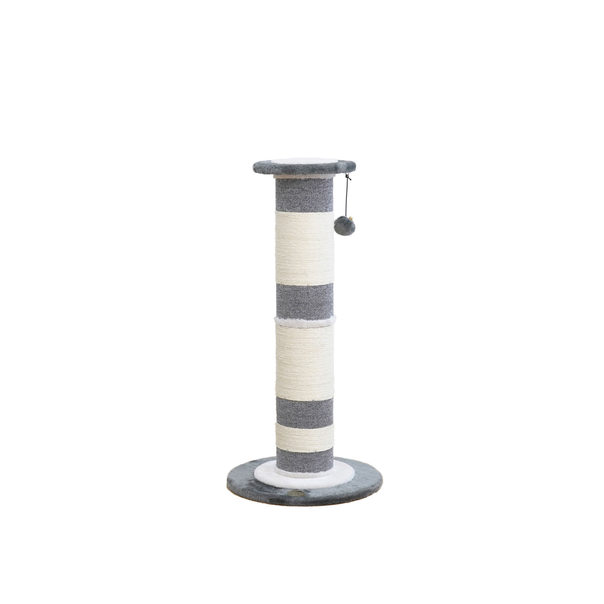 Bud'z Sisal Scratching Post And Grey Carpet - 39x39x81cm