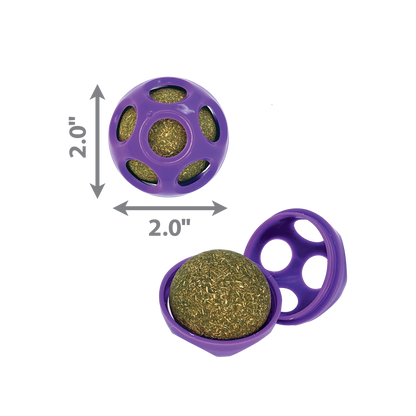 Kong® Blissy™ Moon Ball avec jouet pour chat à l'herbe à chat